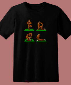 Bigfoot Yoga 80s T Shirt