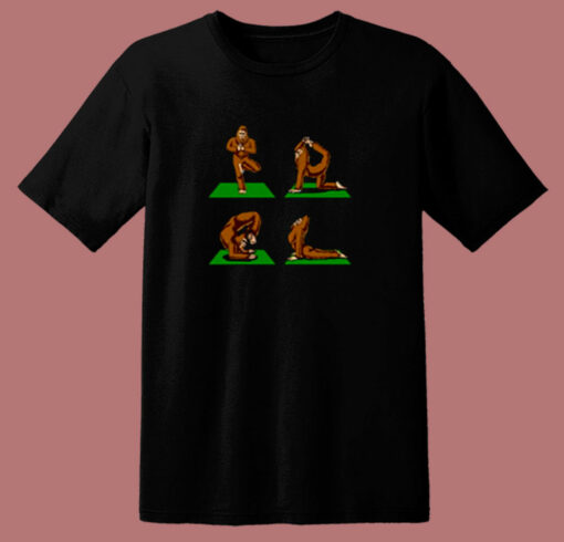 Bigfoot Yoga 80s T Shirt