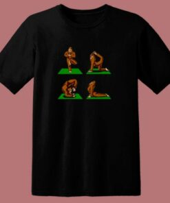 Bigfoot Yoga 80s T Shirt