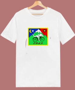 Bike Trip 1943 Lsd Acid Bicycle Day 80s T Shirt Bike Trip 1943 Lsd Acid Bicycle Day 80s T Shirt