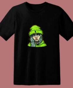 Billie Eilish Fan Art Trap Music Funny 80s T Shirt