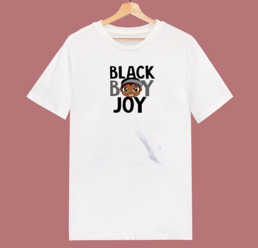 Black Boy Joy Cartoon 80s T Shirt