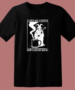 Black Coffee Black Magic 80s T Shirt