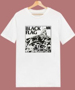 Black Flag Six Pack T Shirt Style