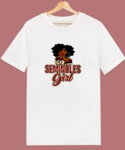 Black Girl Florida State Seminoles 80s T Shirt