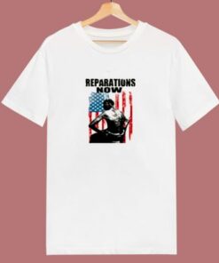 Black History Reparations Now 80s T Shirt