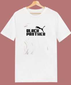 Black Panther Puma Mash Up 80s T Shirt Black Panther Puma Mash Up 80s T Shirt