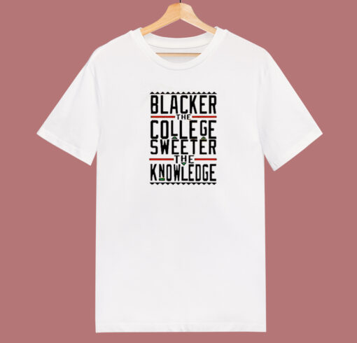 Blacker The College 80s T Shirt