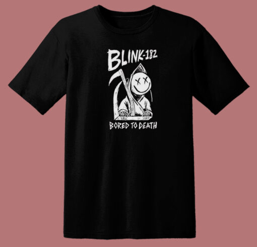 Blink 182 Bored To Death 80s T Shirt