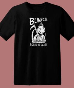 Blink 182 Bored To Death 80s T Shirt