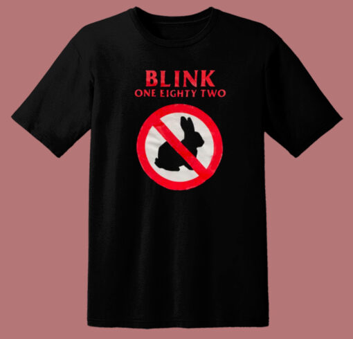 Blink One Eighty Two Bunny T Shirt Style