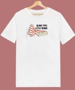 Blood Type Little Debbie 80s T Shirt