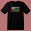 Blue Lives Matter Shirt I Don’t Kneel American Flag Thin Blue Line 80s T Shirt