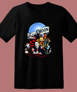 Blue Moon Beer Parody Killers Horror Halloween 80s T Shirt