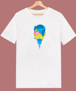 Blue Tongued Hipster 80s T Shirt 1