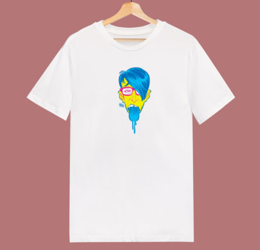 Blue Tongued Hipster 80s T Shirt