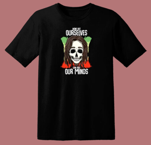 Bob Free Minds Skull 80s T Shirt Style