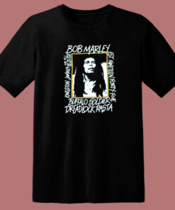 Bob Marley Buffalo Soldier Dreadlock Rasta 80s T Shirt