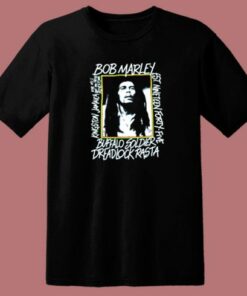 Bob Marley Buffalo Soldier Dreadlock Rasta 80s T Shirt