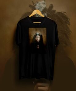 Bob Marley Smoking T Shirt Black 3