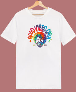 Bob Ross Good Vibes Only T Shirt Style
