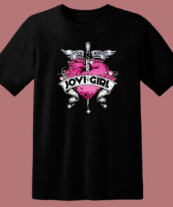 Bon Jovi Heart Jovi Girl T Shirt Style