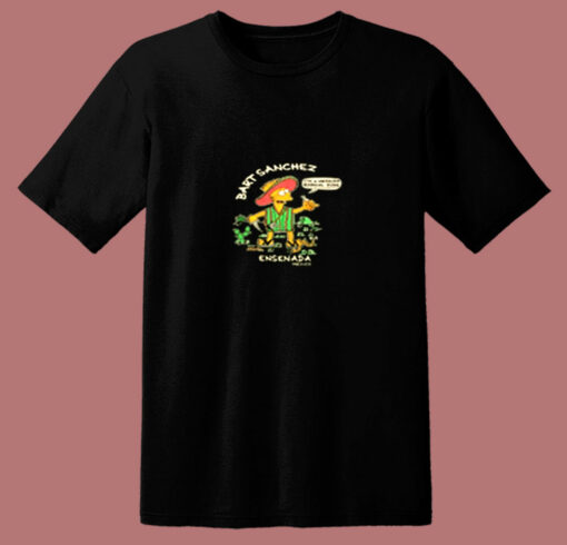 Bootleg Bart Simpson Mexico The Simpsons 80s T Shirt