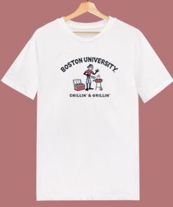 Boston University Chillin T Shirt Style Boston University Chillin T Shirt Style
