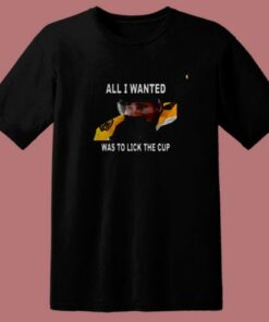 Brad Marchand All I Wanted Was To Lick The Cup 80s T Shirt
