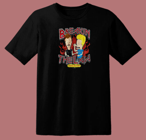 Breaking The Law The Beavis T Shirt Style