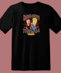 Breaking The Law The Beavis T Shirt Style