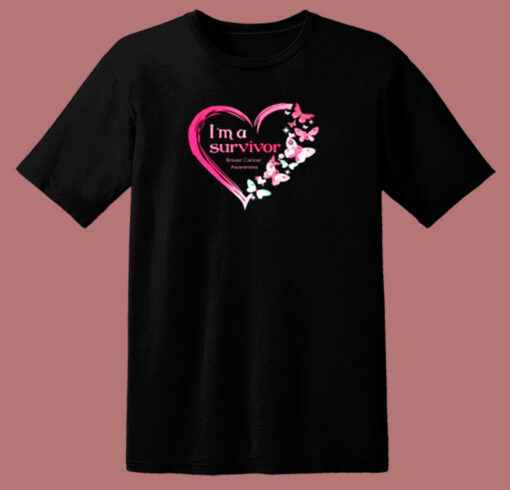 Breast Cancer Awareness I’m A Survivor Shirt Breast Cancer 80s T Shirt