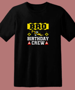 Bro Birthday Crew 80s T Shirt