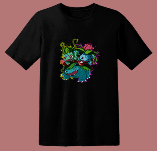 Bulbasaur Evolution Pokemon 80s T Shirt