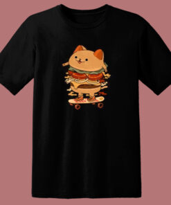 Burger Cat Is Skater T Shirt Style Burger Cat Is Skater T Shirt Style