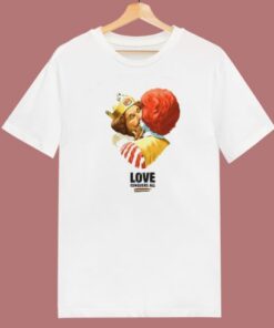 Burger King and Ronald McDonald T Shirt Style