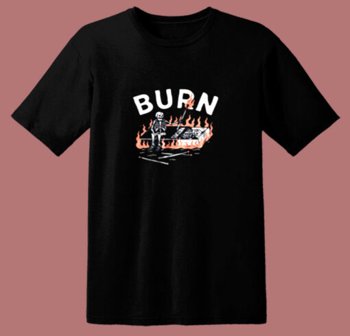 Burn Skull 80s T Shirt