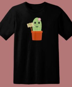 Cactus Free Hugs Funny 80s T Shirt Style