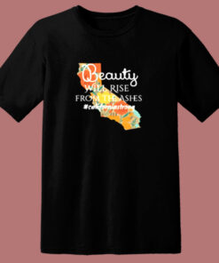 California Strong Northern California Fire 80s T Shirt 1