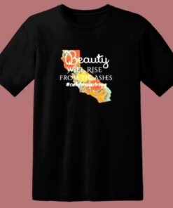 California Strong Northern California Fire 80s T Shirt 2