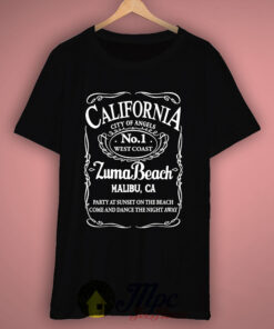 California Zuma Beach Malibu T Shirt California Zuma Beach Malibu T Shirt