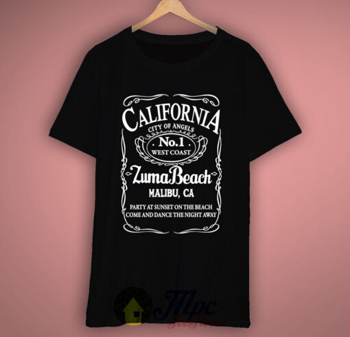 California Zuma Beach Malibu T Shirt
