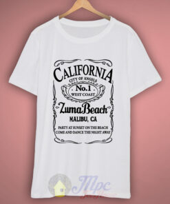 California Zuma Beach Malibu T Shirt 3