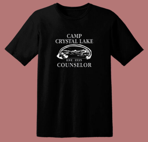 Camp Crystal Lake Camping Vintage 80s T Shirt