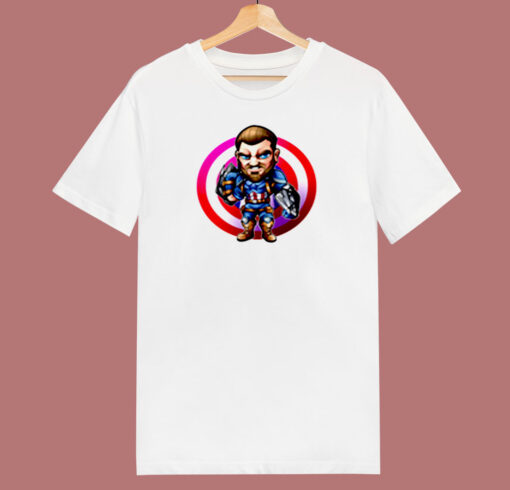Captain America Avengers 80s T Shirt