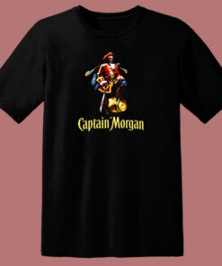 Captain Morgan Freeman 80s T Shirt