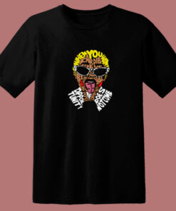 Cardi B Calligram 80s T Shirt 1