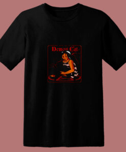 Caring For Your Demon Cat 80s T Shirt 1