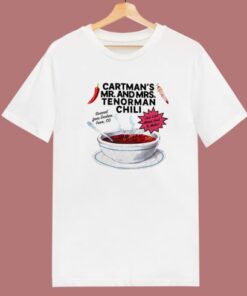 Cartman’s Mr And Mrs Tenorman Chili T Shirt Style