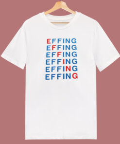 Casual Effing Crossword 80s T Shirt Casual Effing Crossword 80s T Shirt